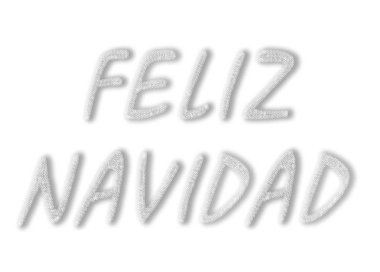 Alıntı İspanyolca olarak kar taneleri oluşur. Mutlu Noeller. İllüstrasyon