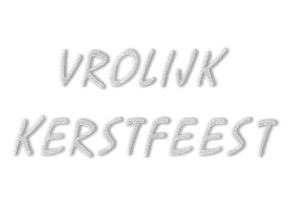 Citaat Van Sneeuvlokken Vrolijk Kerstfeest — 图库照片