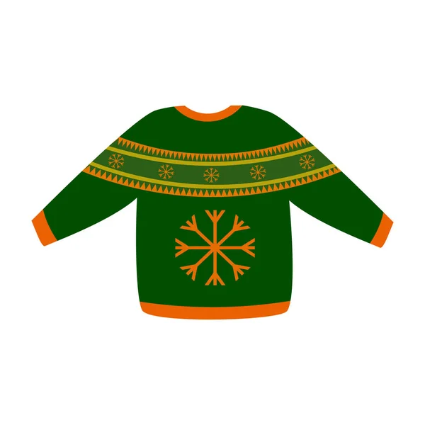 Уродливая икона рождественского свитера — стоковый вектор