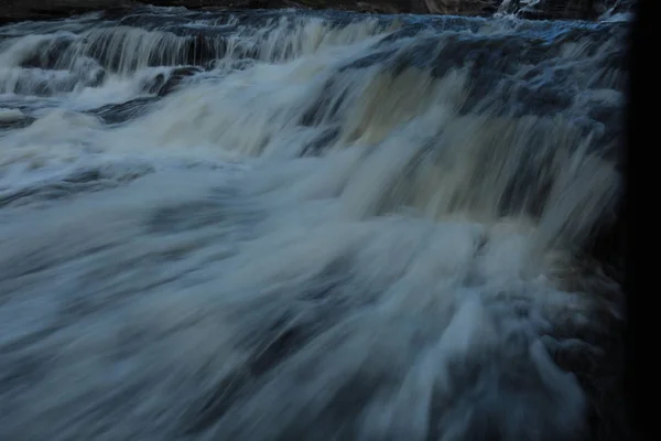 Maak Foto Van Watervallen Lage Snelheid Waterval Het Noordoosten Van — Stockfoto