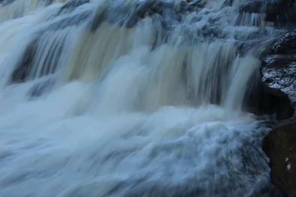 Tire Fotos Cachoeiras Baixa Velocidade Cachoeira Nordeste Tailândia Cachoeira Kiat — Fotografia de Stock