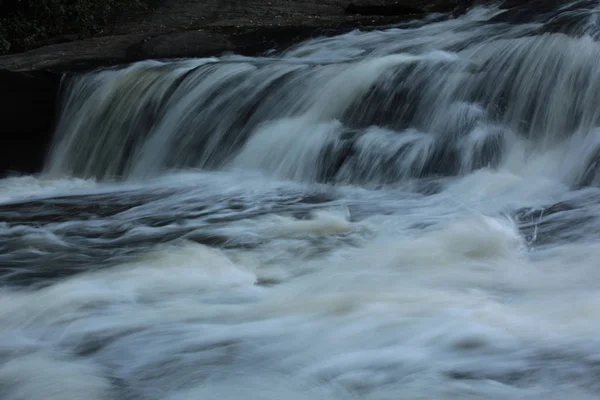 Tire Fotos Cachoeiras Baixa Velocidade Cachoeira Nordeste Tailândia Cachoeira Kiat — Fotografia de Stock