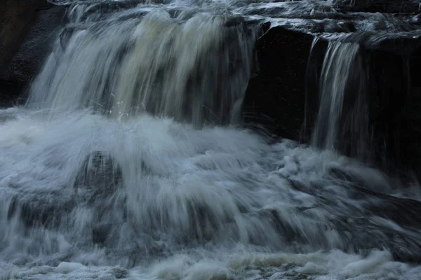 Maak Foto Van Watervallen Lage Snelheid Waterval Het Noordoosten Van — Stockfoto