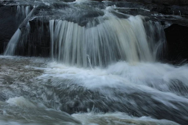 Scatta Foto Cascate Bassa Velocità Cascata Nel Nord Est Della — Foto Stock