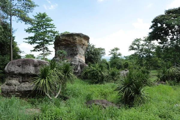 Sfondi Naturali Nuvole Drammatiche Fiume Con Montagna Albero Hin Chang — Foto Stock