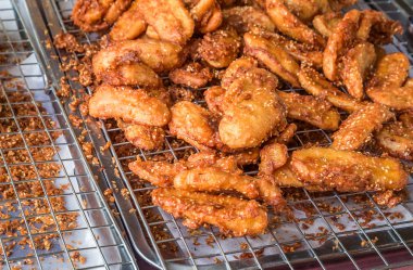 Bir Pickup içinde Deep Fried dilimlenmiş muz, Tay snack.