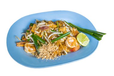 Karides Pad Thai (Tayland 'ın ulusal yemekleri)