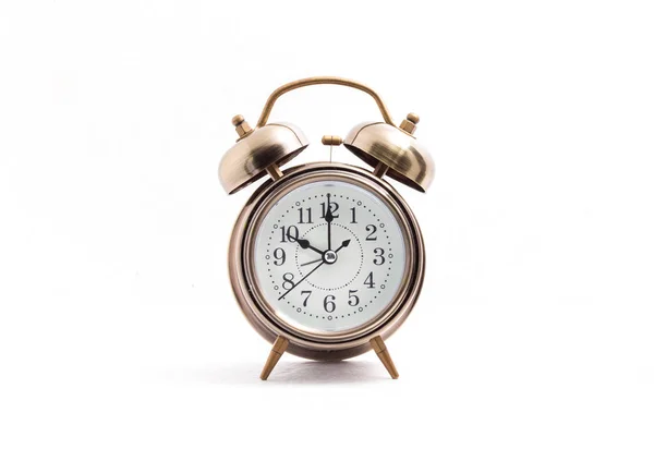 Alarm Clock White Background — Stock Photo, Image