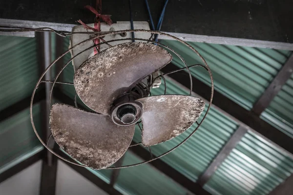The old ceiling fan