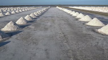 gimbal shot, Tuz tarım ısıdan güneş ışığı kullanarak,