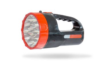 El feneri kırpma yolu ile beyaz arkaplanda izole edildi.