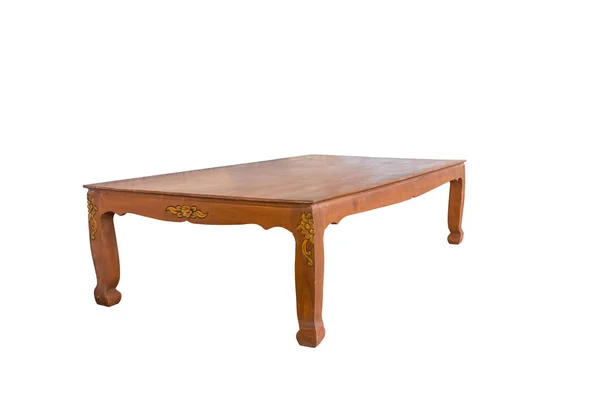 クリッピングパスを持つ白い背景に分離されたテーブル — ストック写真