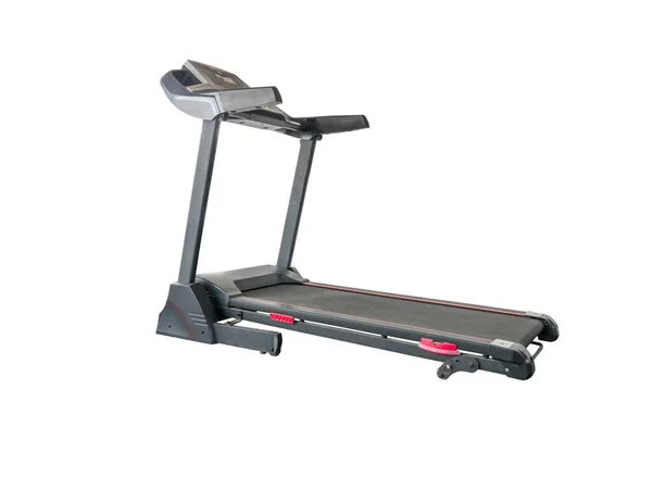 Treadmills Isolated White Background Clipping Path Stock Photo