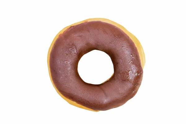 Schokolade Donuts Isoliert Mit Clipping Pfad — Stockfoto