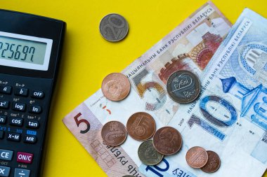 Mezhep 2016 sonra Belarus ruble, sikke iş kavramı