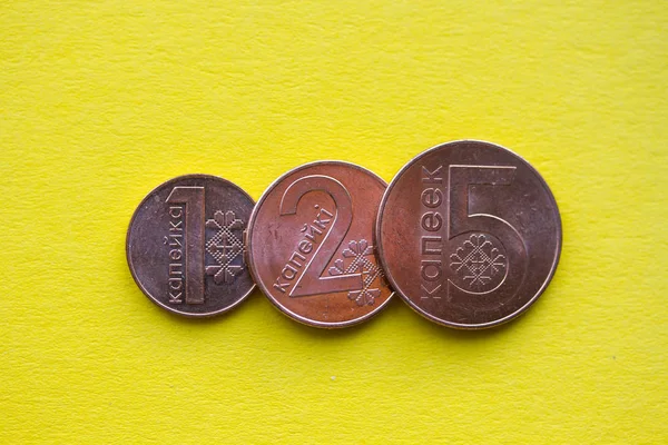 Weißrussische Rubel Nach Stückelung 2016 Münzen Geschäftskonzept — Stockfoto