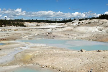 Seyahat ve turizm konsepti, eğlence. Yellowstone Doğa Koruma Alanı