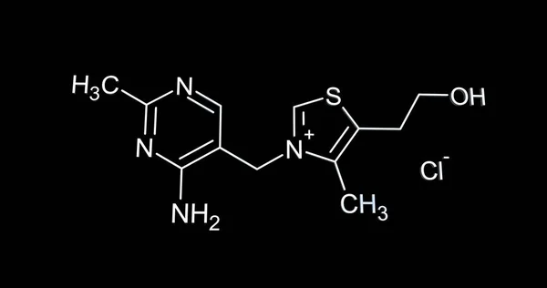 Organik Kimya moleküler yapıları. Moleküller ve formül modelleri. Kimyasal bilimsel arka plan. Vitamin molekül