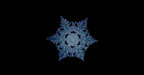 Buzlu kristal köpüklü yüzey Snowflake