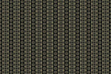 Geleneksel Zarif Dantel Dikişsiz Desen