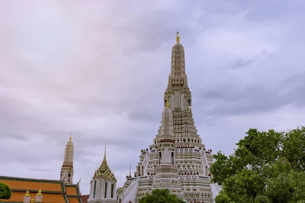 Wat Arun Είναι Ένα Τουριστικό Αξιοθέατο Της Ταϊλάνδης Βρίσκεται Στην — Φωτογραφία Αρχείου