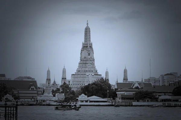 Wat Arun Marco Uma Atração Turística Tailândia Rio Chao Phraya — Fotografia de Stock