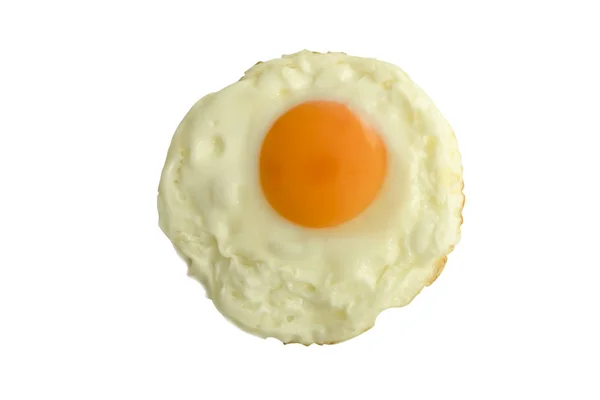 鸡蛋是蛋白质食物 穿上白色的平台是蛋白质食物裁剪路径 — 图库照片