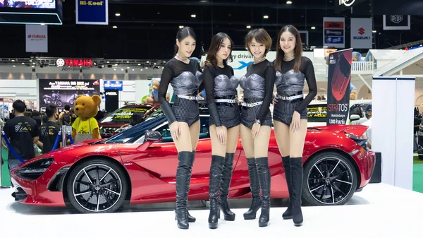 Bangkok Thailand Juli 2020 Bangkok International Motor Show 2020 Gadis Stok Foto Bebas Royalti