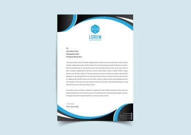 İş projeniz, Vektör illüstrasyonu ve modern stil antetli tasarım için soyut Harf başlık şablonları.