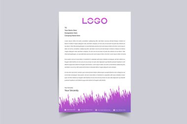 İş projeniz, Vektör illüstrasyonu ve modern stil antetli tasarım için soyut Harf başlık şablonları.