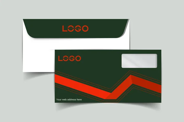 Envelope Design Vetorial Mão Digital Desenhada Conjunto Envelope Papel Isolado — Vetor de Stock