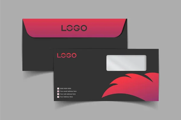 Envelope Design Vetorial Mão Digital Desenhada Conjunto Envelope Papel Isolado — Vetor de Stock