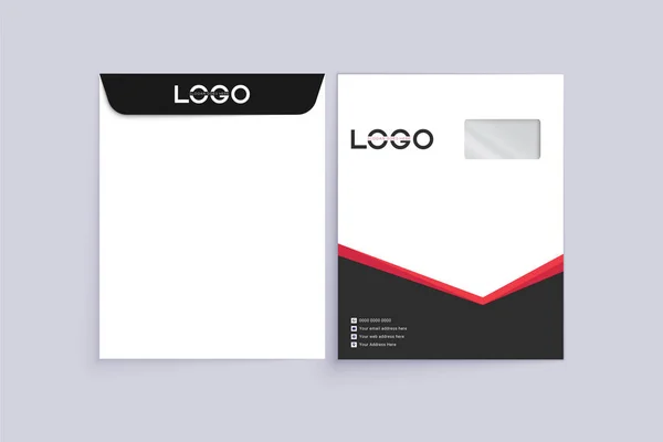 Kuvert Kuvert Vektor Design Digital Handritning Papper Kuvert Som Isolerad — Stock vektor