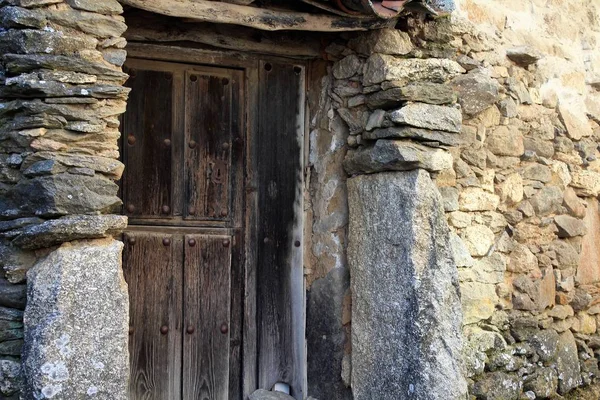 Jolie Vieille Porte Abandonnée — Photo