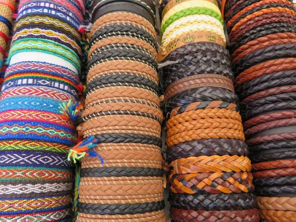 Maravillosas Pulseras Hechas Mano Artesanos Muy Agradable —  Fotos de Stock