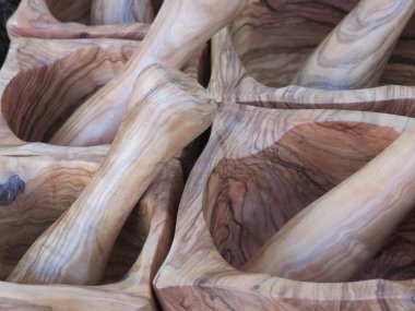 Ahşap el yapımı nesneler el ile imal