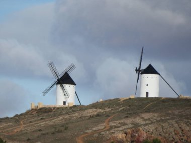 Güzel yel çok eski ve bu tarif çok İspanyol bir manzara