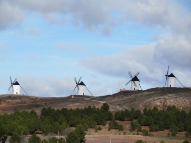 Güzel yel çok eski ve bu tarif çok İspanyol bir manzara