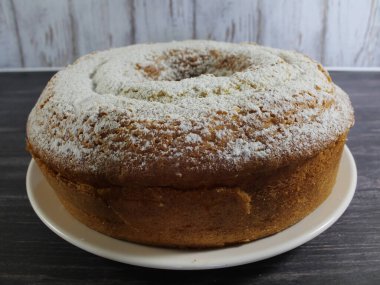 Pasta tatlısı. Yumuşak kokulu kahvaltı.