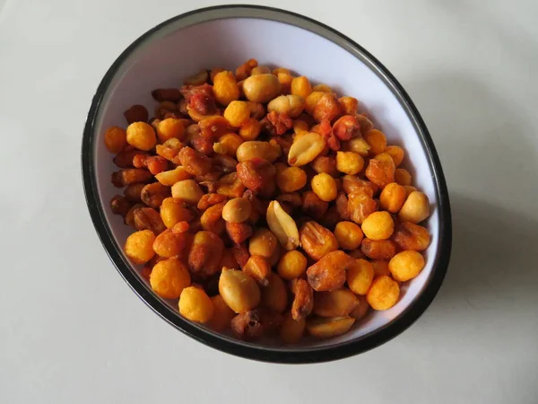 Fruta Seca Snack Cacahuetes Delicioso Maíz Duro —  Fotos de Stock