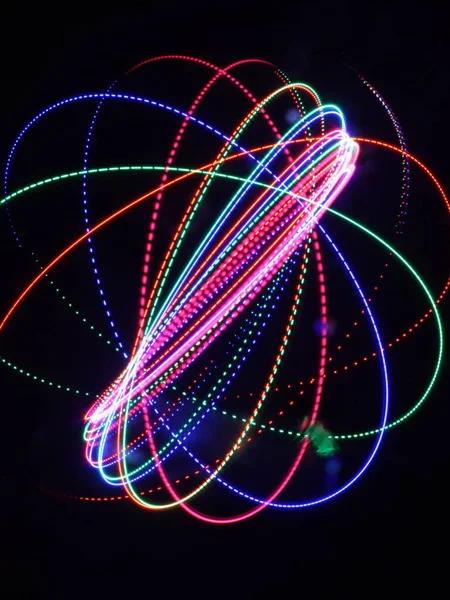 Ljusa Färger Abstrakt Neutron Protoner Bildar Bakgrunder — Stockfoto