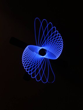 Işık soyut formlar simetrik yuvarlak renkler