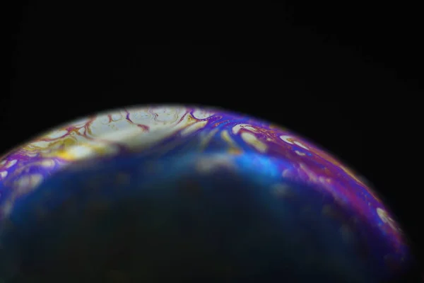 Planet Warna Efek Ruang Lingkup Abstrak Bintang Sabun Dana — Stok Foto
