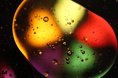 Fonlar farklı sıvılar soyut renkler farklı nadirlikler