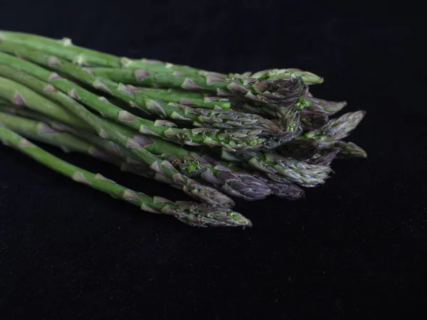 Asperges Naturelles Saines Nourriture Savoureuse Délicieux Vert — Photo