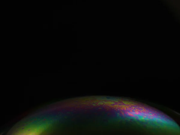 行星颜色对太空球抽象恒星肥皂基金的影响 — 图库照片