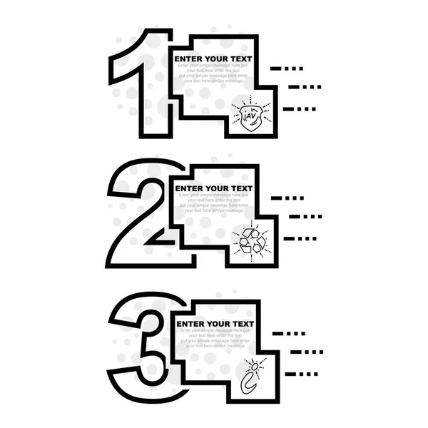 Minimális Üzleti Infografikai Sablon Számokkal Lehetőség Vagy Lépés Változat Két Vektor Grafikák