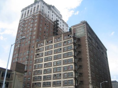 Detroit, Michigan, ABD. Eylül 2006. Detroit şehir bina verilen herhangi.