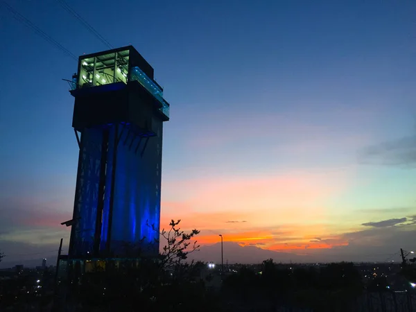 Puebla City Puebla Meksika Temmuz 2017 Puebla Şehir Teleferik Kulede — Stok fotoğraf