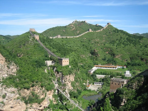 Grote Muur Van China Van Sinatai Terug 2008 — Stockfoto